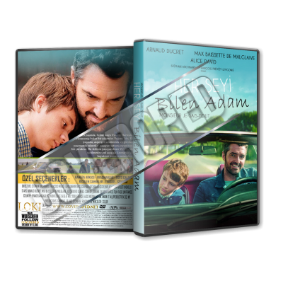 Her Şeyi Bilen Adam - Monsieur je-sais-tout 2018 Türkçe Dvd Cover Tasarımı